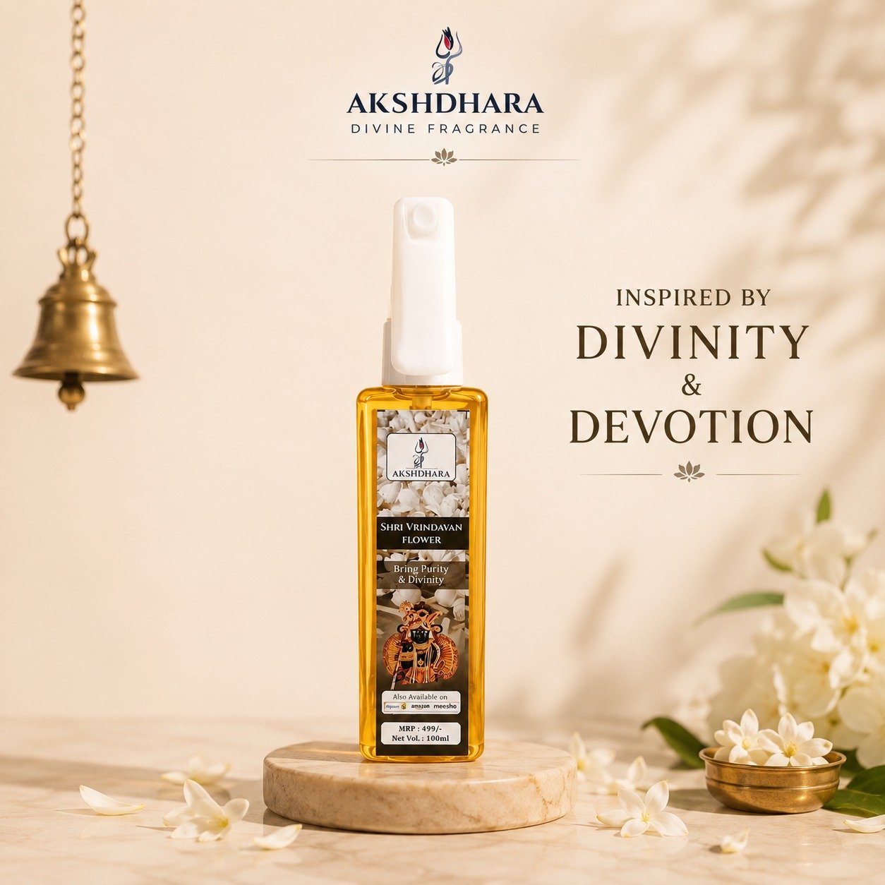 Shri Vrindavan Phool- 100 ml - Image 3