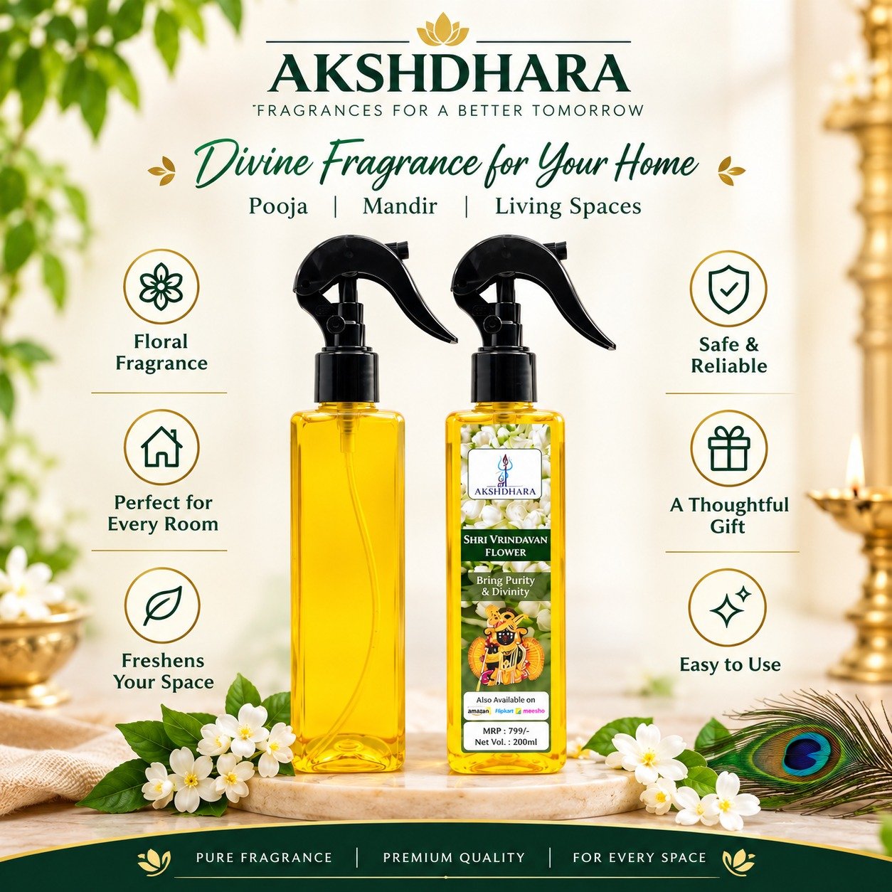 Shri Vrindavan Phool- 200 ml - Image 5